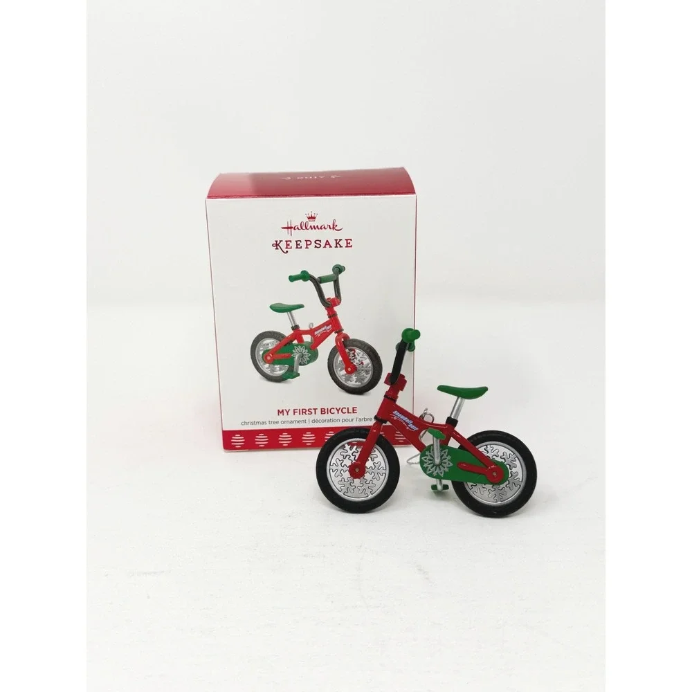 Hallmark Keepsake My First Bicycle 2017 Christmas Ornament Red Bike QGO1592